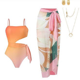 Liza  Monokini and Sarong Set